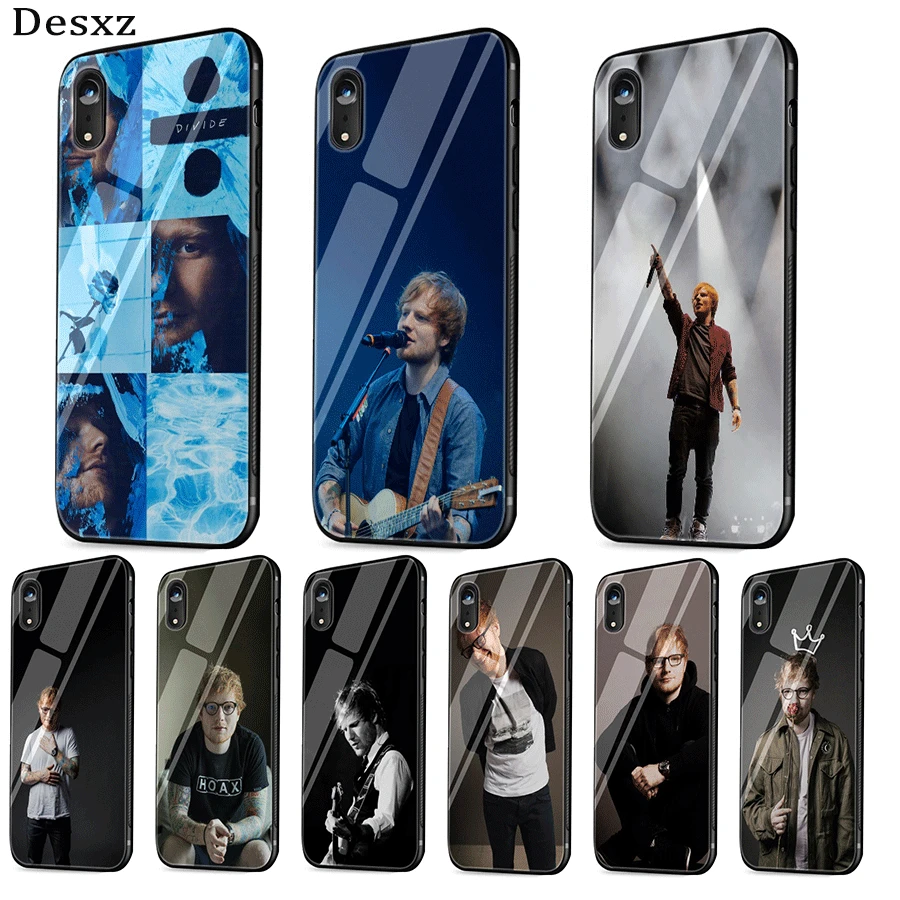 Стеклянный Чехол для мобильного телефона чехол iPhone 5 5S SE 6 6s 7 8 Plus XR X XS Max Ed