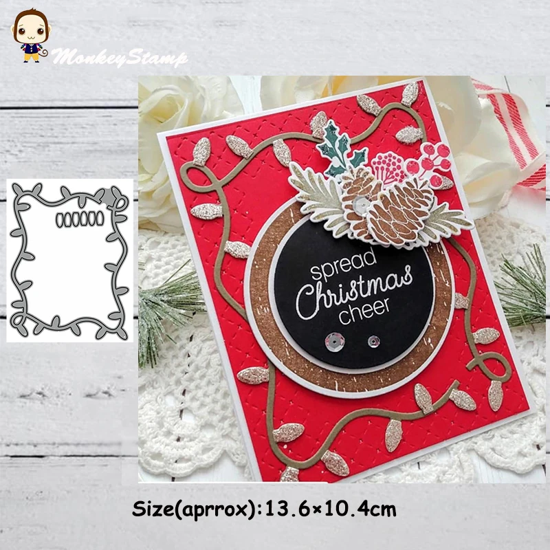 Кольцо с обезьяной светильник трафареты для резки металла DIY Скрапбукинг