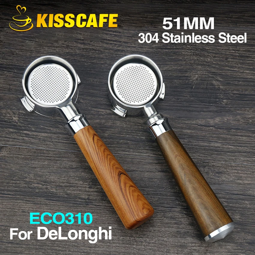 Портативный фильтр для кофе Delonghi ECO310 51 мм профессиональный держатель фильтра delررespresso Espresso فلللdeldeldelللespresso