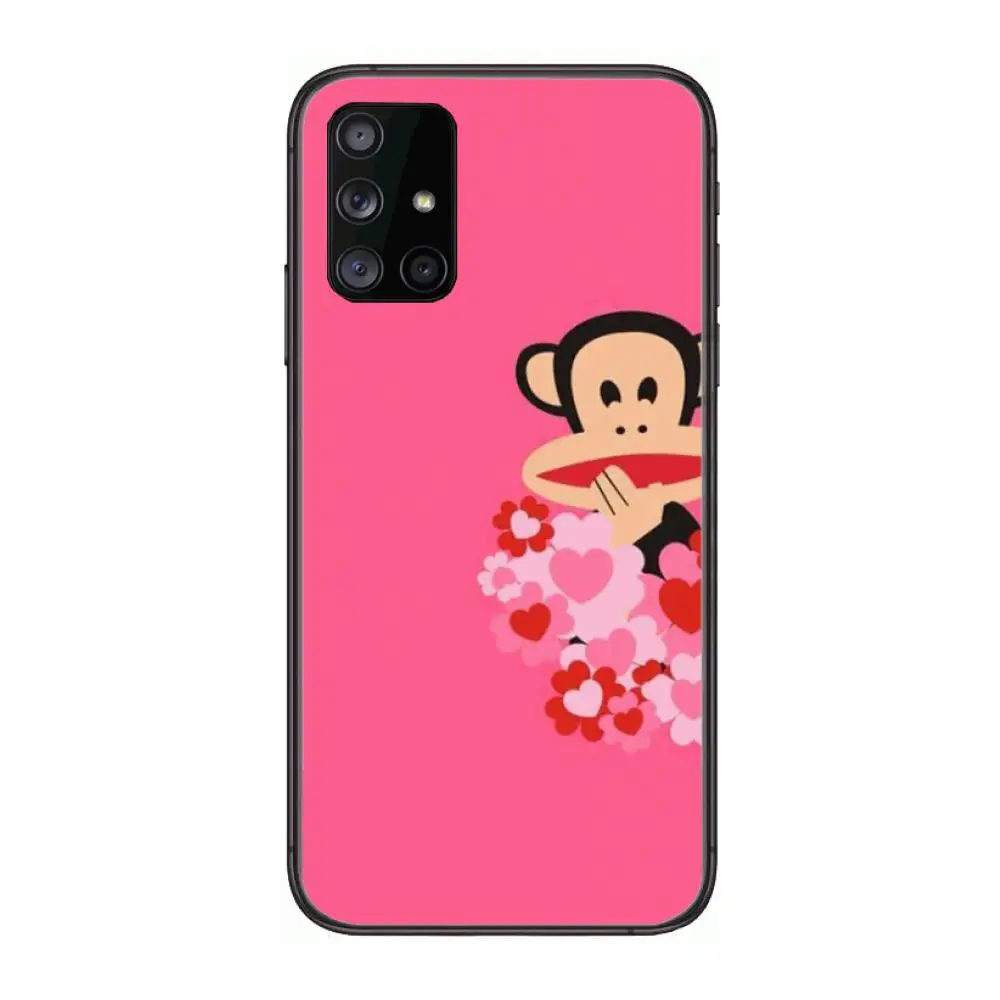

monkey luxurious fashion Phone Case Hull For Samsung Galaxy A 90 50 51 20 71 70 40 30 10 80 E 5G S Black Shell Art Cell Cover
