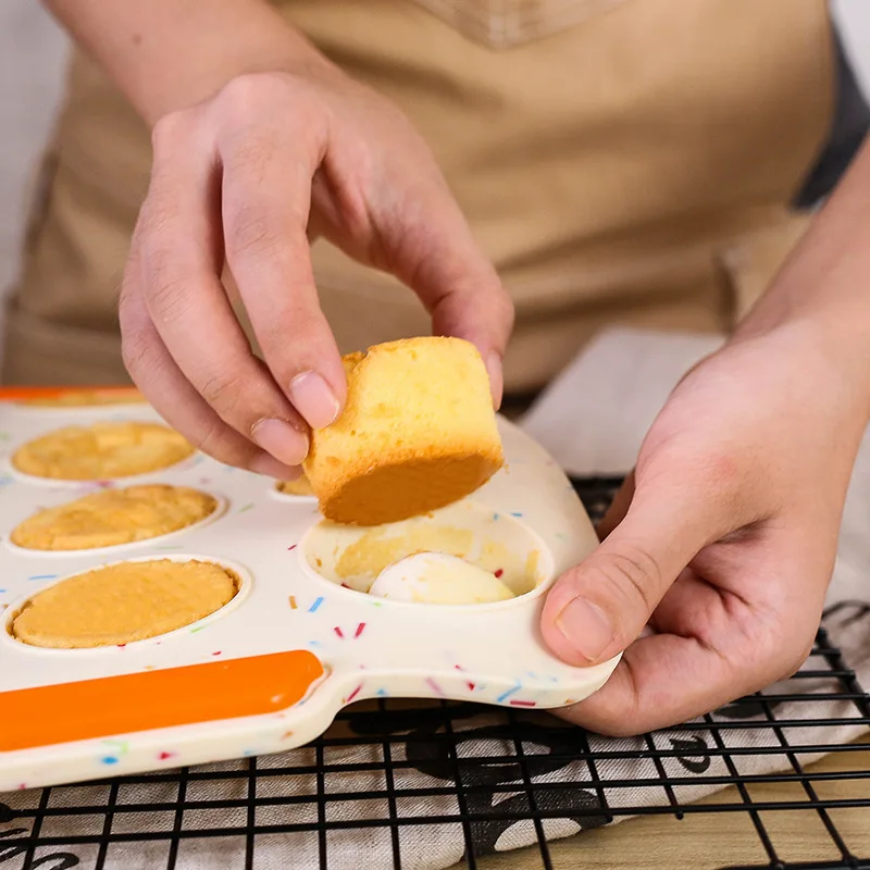 Силиконовые бумажный стаканчик торт 12 кубок сдобы по Кухня формы для выпечки
