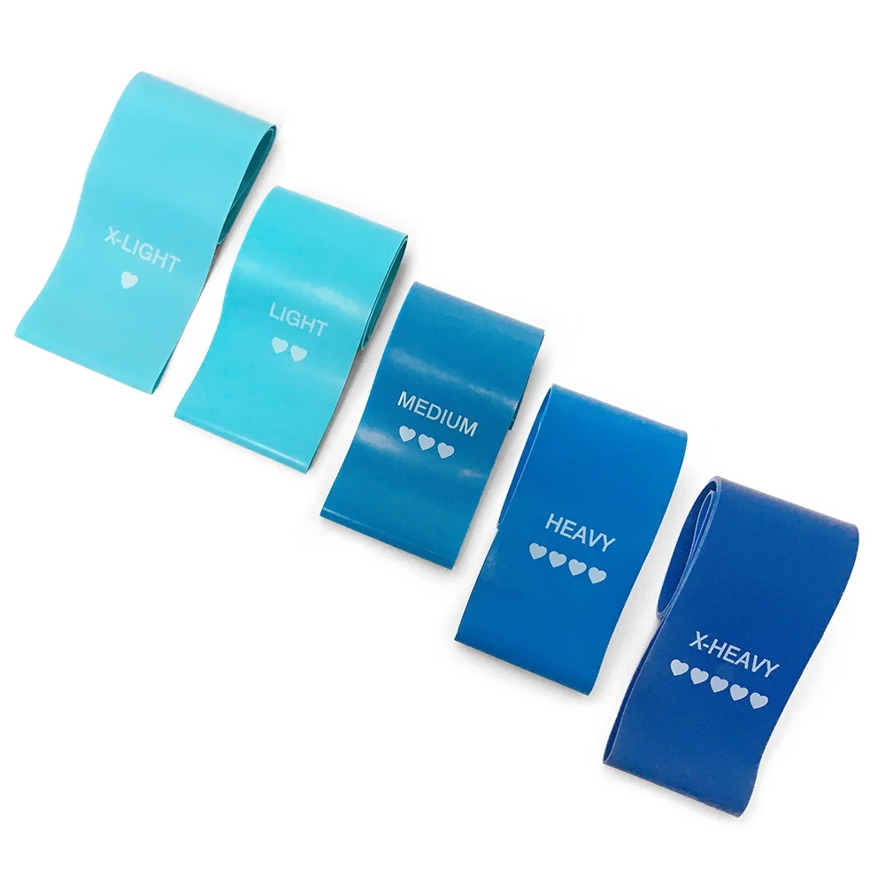 Ремешки для фитнес-оборудования Йога Сопротивление латексная резина Pull Loop Band