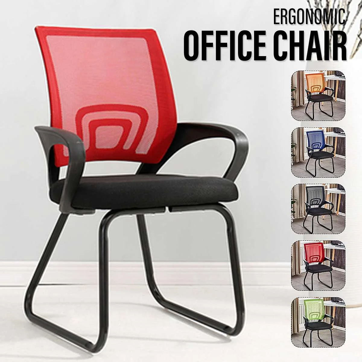 

Регулируемое офисное кресло, эргономичное настольное кресло, Сетчатое компьютерное кресло с поддержкой поясницы и поручнями, игровое крес...