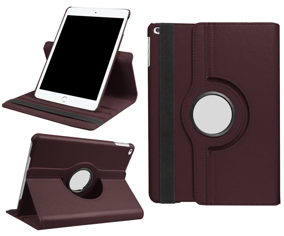360 Вращающийся чехол для iPad 9,7 6th 5th Generation Тонкий Флип Стенд кожаный чехол для iPad 5 6 смарт-чехол для iPad воздуха 1 2 принципиально