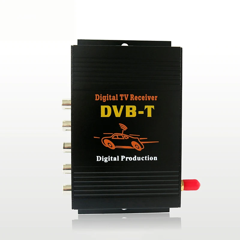 Car Digital TV Box high-speed mobile HD Receiver TV Tuner BoxDVB-T Auto Mobile MPEG-4 DVB-T H.264