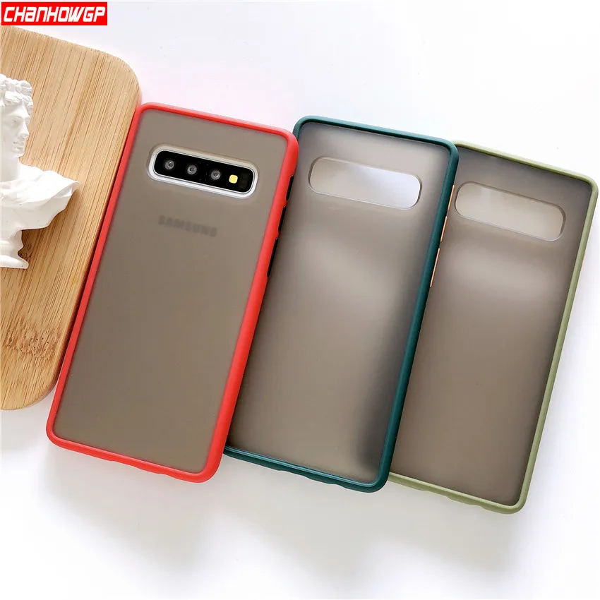 Противоударный матовый чехол для samsung Galaxy S8 S9 S10 Note10 плюс Note8 A10S A20E A30 A40 A50 A60 A70 A10 A20