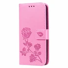 Чехол для Huawei Honor 20 Pro, 9X, 10i, 10 Lite, 7A, 7C, 8A, 9A, 9S, 9C, 8S, 8X, 20S, 9 Lite, Y5, Y7, Y6, кожаный чехол с 3D тиснением, кружевной цветок, 2019