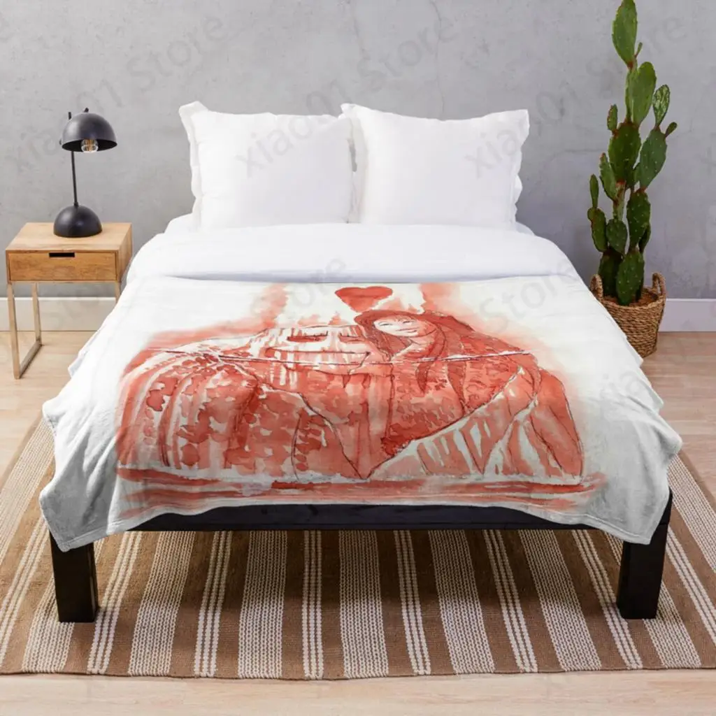 

.I lava you. Throw Blanket Sherpa Bedspread Blanket Picnic wool soft Blankets