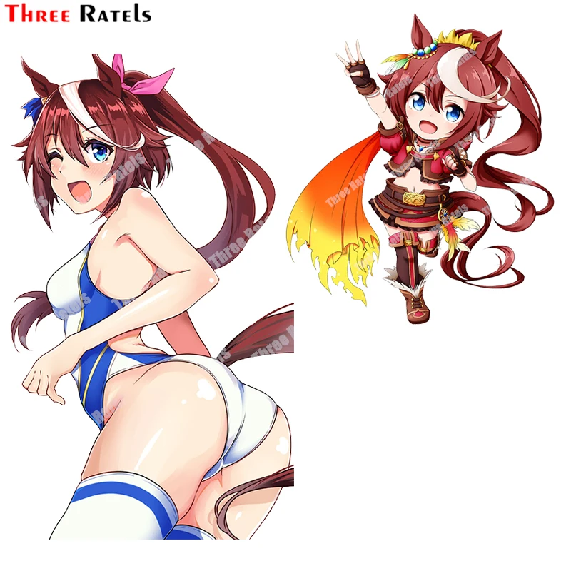 

Three Ratels B185 Tokai Teio Umamusume Tank Cap Sticker Auto Decor Decal Vinyl Material Car Accessory Anime