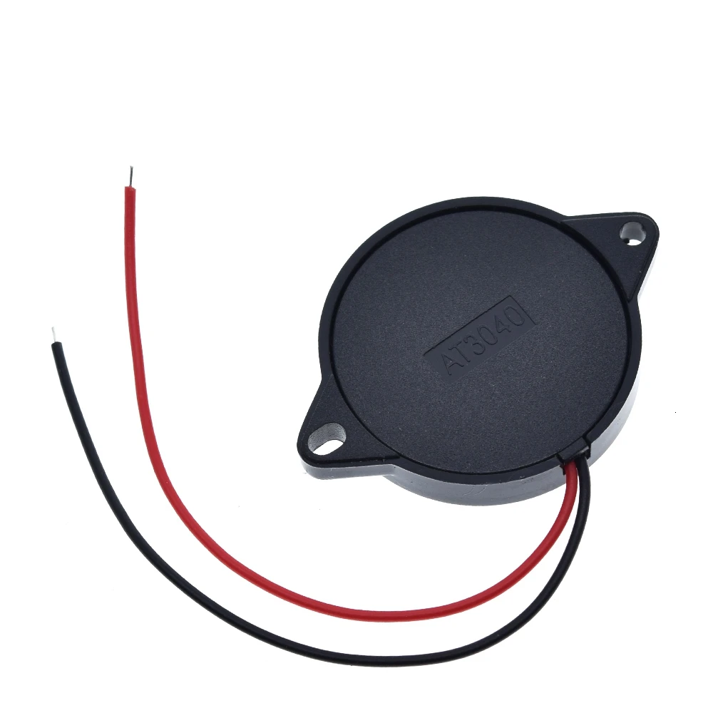 1 шт 30x мм закрытый пьезопасный зуммер с проводами AT3040