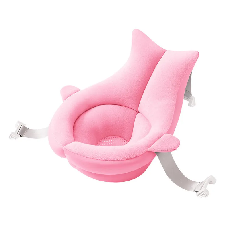 Alfombrilla de ba&ntilde;o de seguridad para beb&eacute;, coj&iacute;n antideslizante para ducha, asiento de ba&ntilde;era, ba&ntilde;ador flotante infantil, soporte de seguridad suave-3