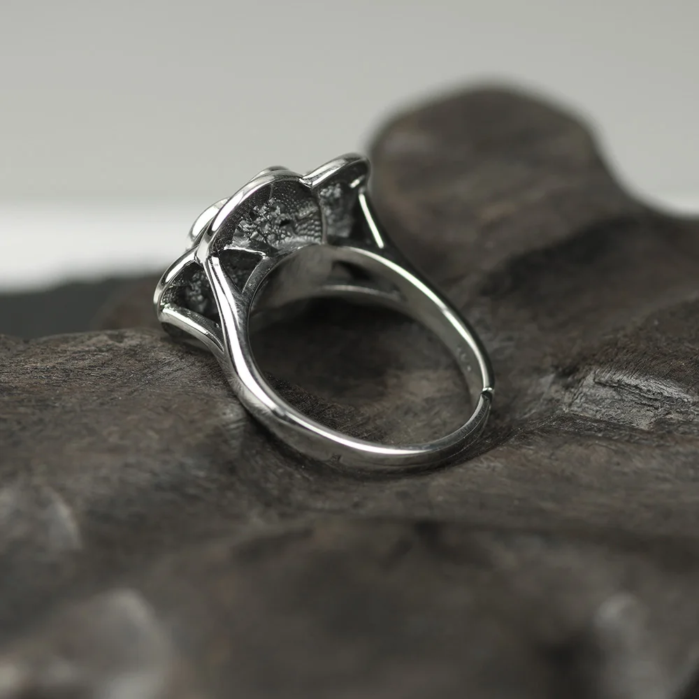 Оригинальный дизайн 925 пробы серебряные кольца для женщин буддизм Signet