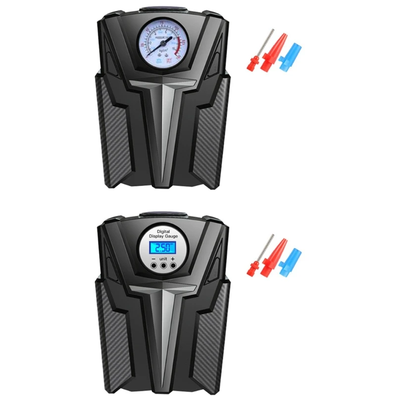 

Портативный автомобильный воздушный компрессор премиум-класса, 12 В постоянного тока, цифровой насос для накачивания шин, 150 фунтов на квадр...