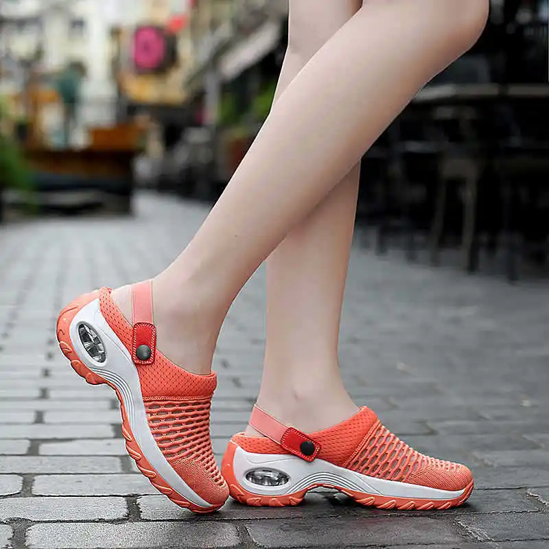 

Summer New Women Shoes Casual Sandals Non-slip Platform Sandal Women Breathable Mesh Outdoor Walking Slippers Plus Size 35-43