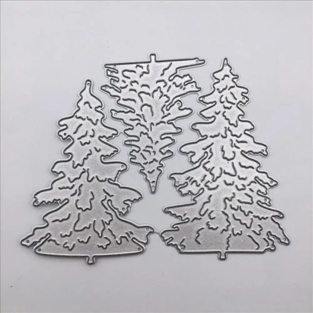 3 шт. дерево металл Рождество резки трафареты для DIY Скрапбукинг Бумажные карты