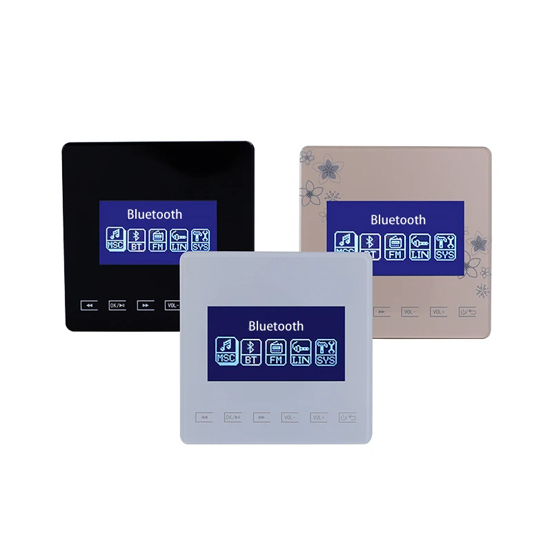 

B0 bluetooth home amplifier in-wall panel amplifier sound Amplifier pad support USB/SD card home background music system