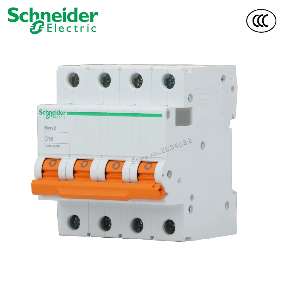 EA9AN C Тип C16 мини автоматический флуоресцентный шунт 4P 50 Гц 35 мм Din Rail