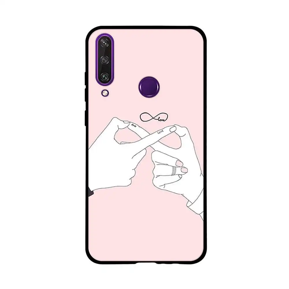 

For Huawei Y6P Case MED-LX9N Cover Silicone Bumper Soft TPU Back Cover Phone Case for Huawei Y6P MED-LX9N Y 6P 2020 Case Coque