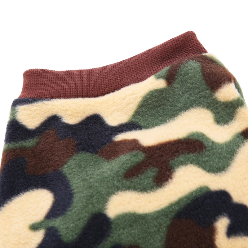 Утолщенная флисовая одежда для домашних питомцев пижама собак и кошек костюм