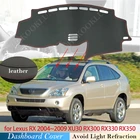 Аксессуары для Lexus RX 2004  2009 XU30, Противоскользящий коврик для приборной панели, Солнцезащитный коврик для автомобиля RX300 RX330 RX350 RX400h 2006