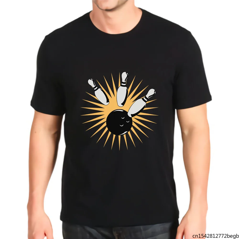 

Bowling Ball Strike Retro Funny Men's T Shirt