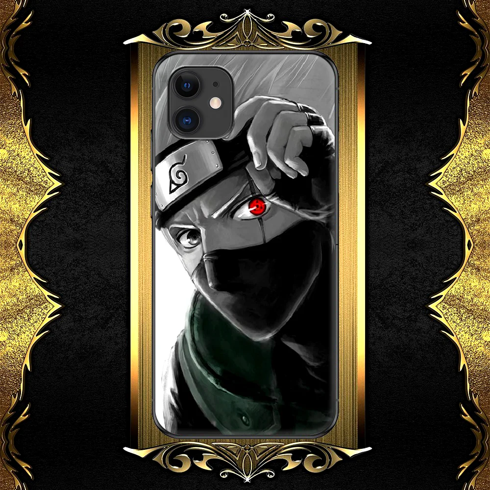 

Itachi Kakashi Akatsuki Pain N-Narutos Phone Case For Iphone 5 5S SE 2020 6 6S 7 8 Plus 11 12 Mini X XS XR Pro Max black Funda