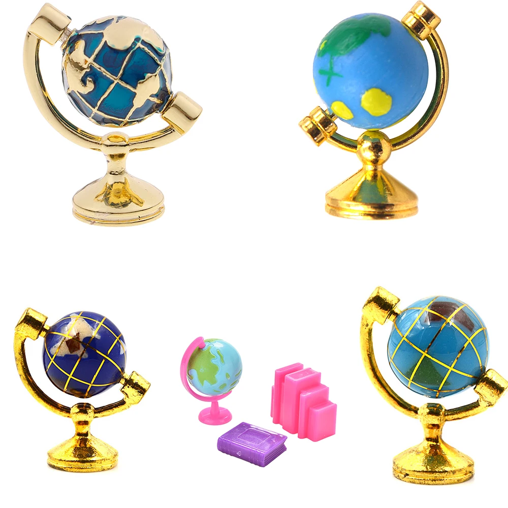 Миниатюрные аксессуары для кукольного домика модель мини-глобуса игрушки