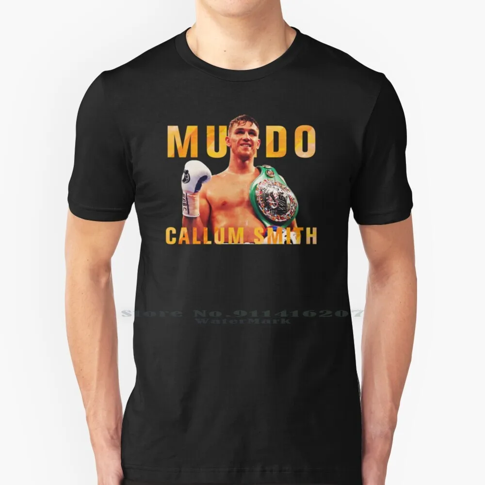 

Callum Mundo Smith Boxing T Shirt 100% Pure Cotton Callum Smith Mundo Saul Canelo Alvarez Ryan Garcia Kingry Ryan Flash Garcia