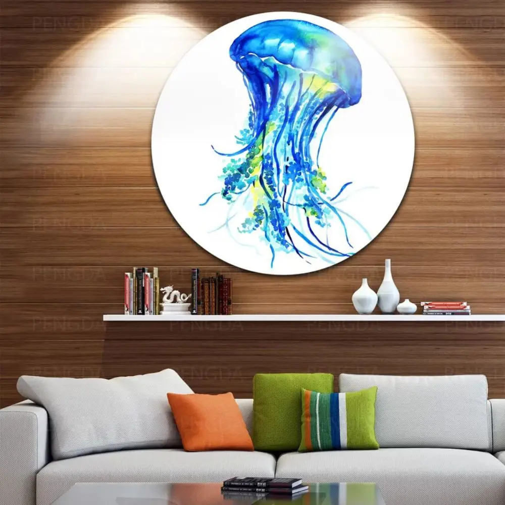 Настенный постер с изображением Медузы на холсте Современное украшение для дома