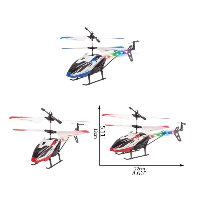 

T8ND USB Charging LED 2.5 Channels Remote Control Helicopter with Soft Blade Design for Kids Teenagers Gift