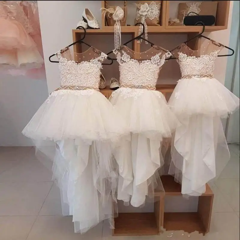 Реальные фотографии платье принцессы с высоким и низким вырезом Прозрачное