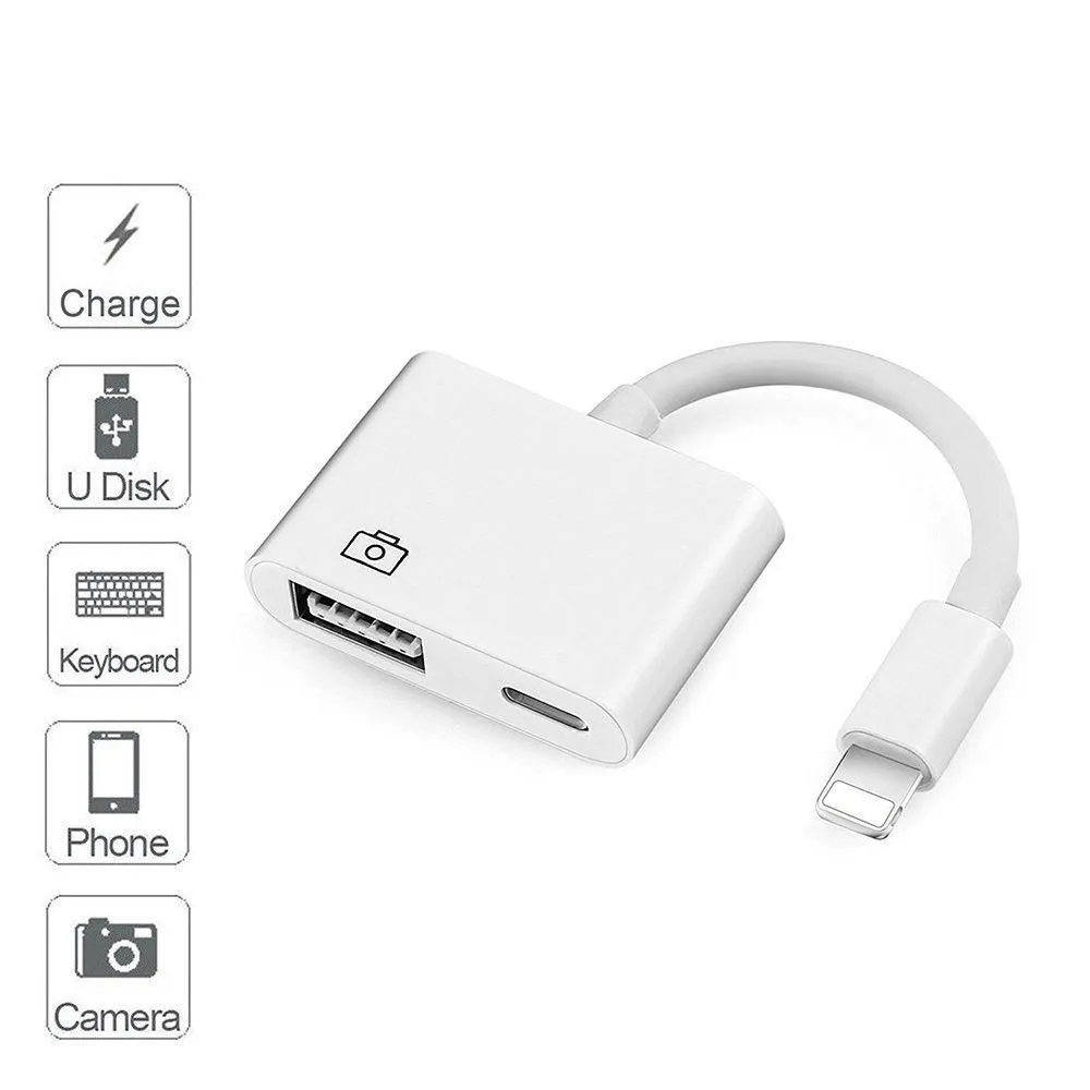 USB 3 камера ридер синхронизации данных кабель адаптер для Apple Iphone 5 6 7 8 X