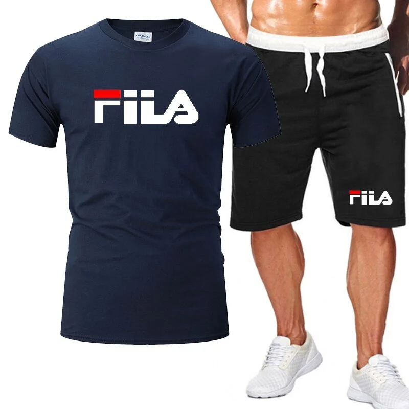 Мужской футбольный трикотажный спортивный костюм тренировочный с коротким