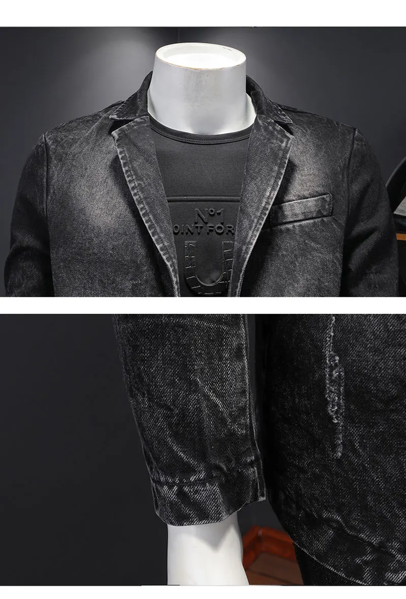 Хлопковая куртка для мужчин хлопковая с перфорацией неформальная | Мужская