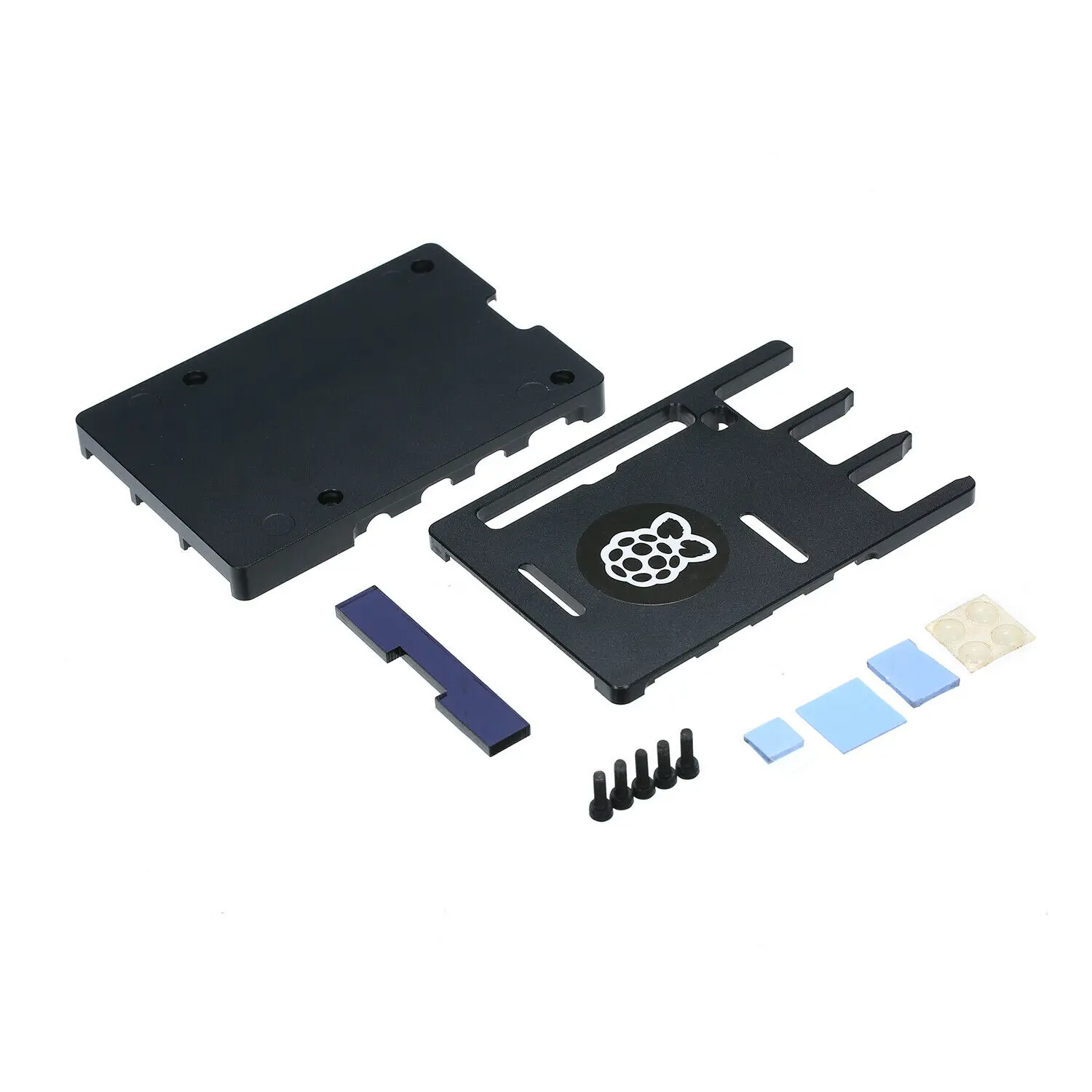 Корпус для корпуса Raspberry Pi 4 Model B из алюминиевого сплава 3 5 дюйма USB HDMI дисплей