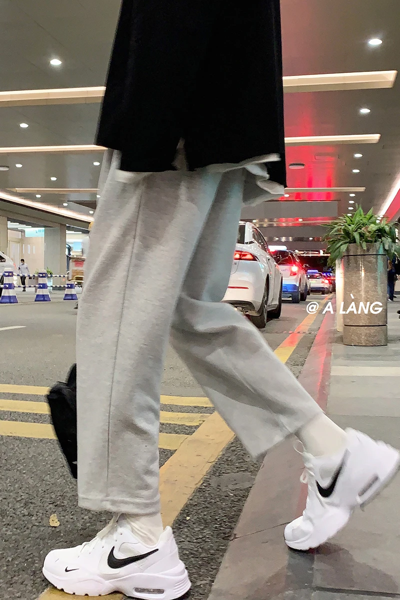 

Pants Men's Korean-Style Trendy Casual Pants Loose Spring Ins Trendy Brand Straight Pants