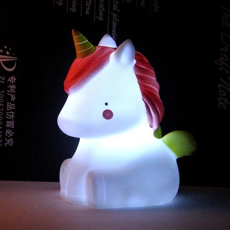 Люминесцентные игрушки Новый Единорог звезда мультфильм Мини яркий детский