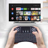 i8 mini wireless keyboard 2 4ghz english russian backlight air mouse with touchpad remote control for android tv box arabic