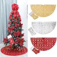 christmas tree skirt sock base floor mat cover party decor xmas bauble gift ornaments party decoration