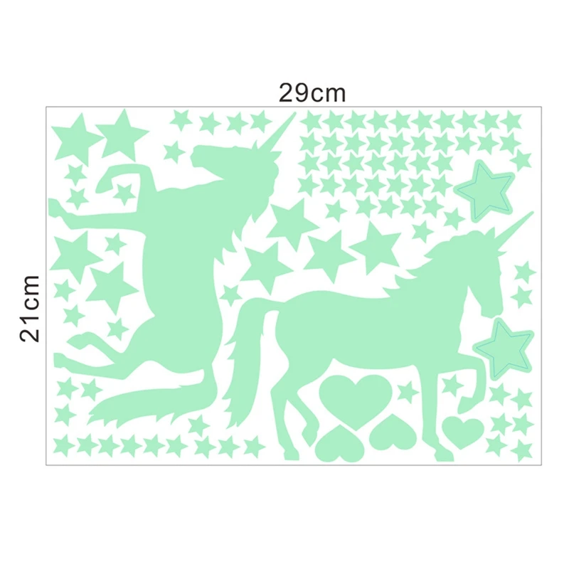 Светится в темноте звезды наклейки на стену для маленьких детей Спальня декор потолка форме которая