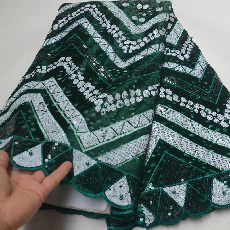 6 цветов Высококачественная розовая африканская бархатная кружевная ткань с