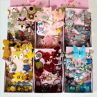 24 шт.партия милого щенка бант для волос Уход за лошадьми аксессуары для щенков домашних животных собака Кот-Йорк Тедди Pet Шпилька