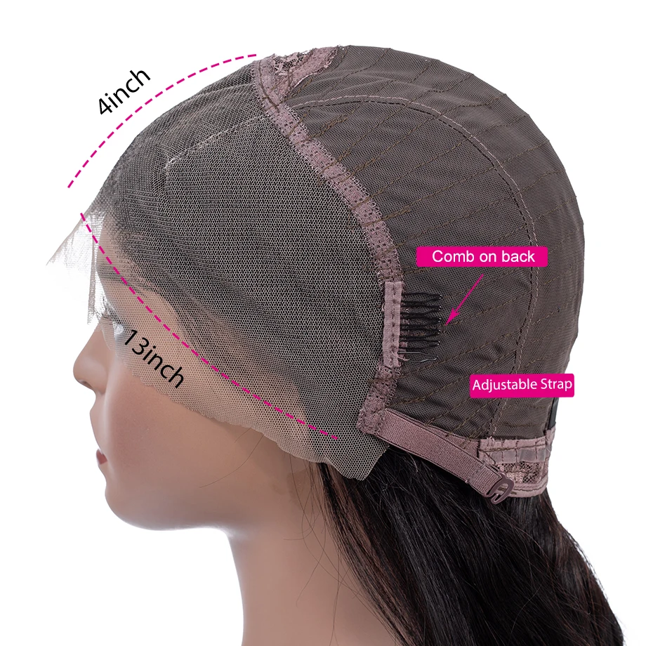 360 парик шнурка бразильские волосы парики для женщин объемная волна Человеческие