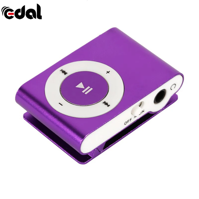 EDAL Protable Mini USB Mp3 Music Player Support Micro TFCard Slot MP3 Sport Port With Earphone 8 Colors | Электроника