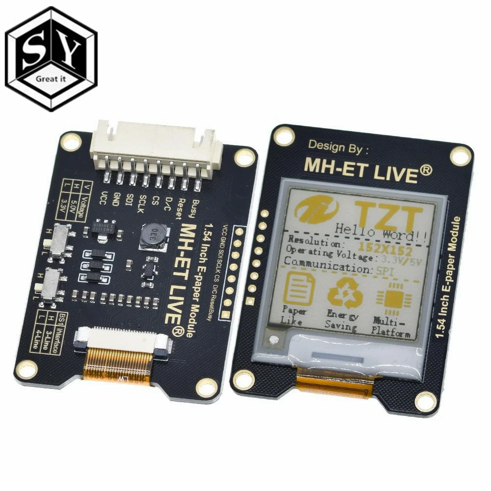 Справочный модуль электронной бумаги 1 54 дюйма электронная бумага E Ink экран