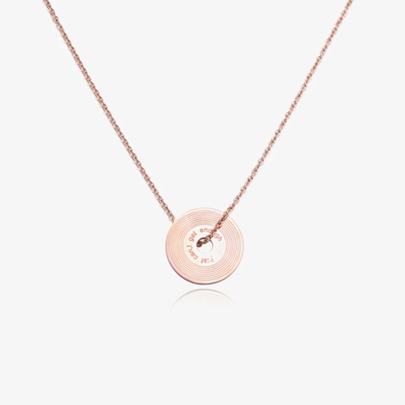 Ювелирные изделия на шею ожерелья цвета розового золота женские парные большие