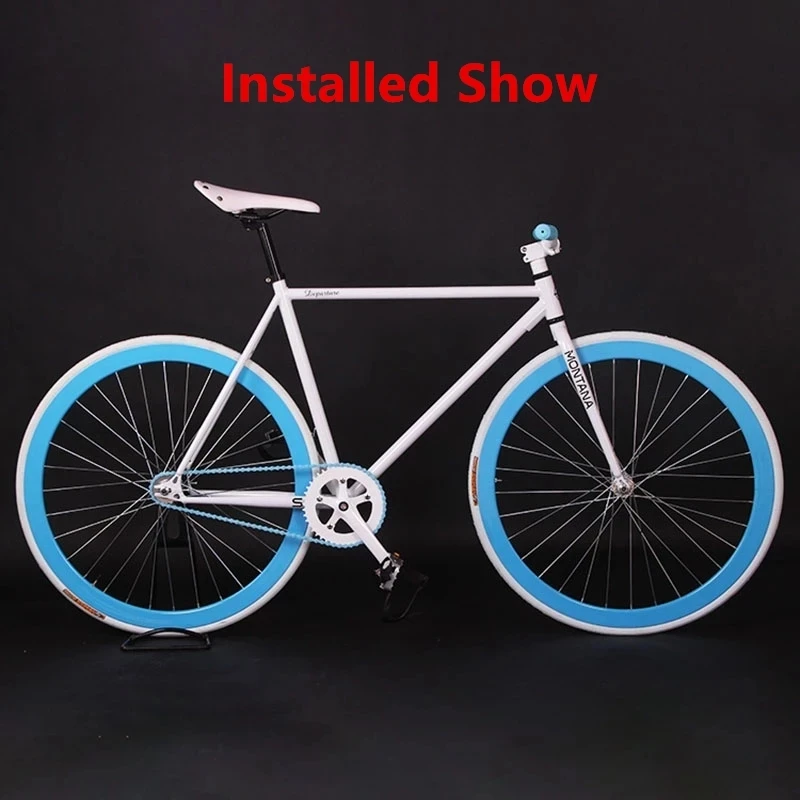 Односкоростная велосипедная шина с фиксированной передачей 700C 23C цветной