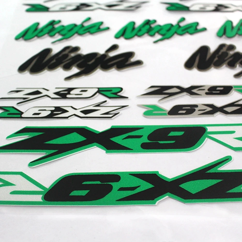 

Tail Box Sticker Beak Fender Stickers Shock Absorber Reflective Waterproof Decals Motorcycle For Kawasaki ZX-9R ZX9R zx9r LOGO
