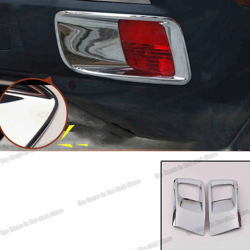 

Lsrtw2017 Abs Car Rear Foglight Frame Trims for Peugeot 3008 2017 2018 2019 2020 Fog Light Bumper Accessories Auto Styling