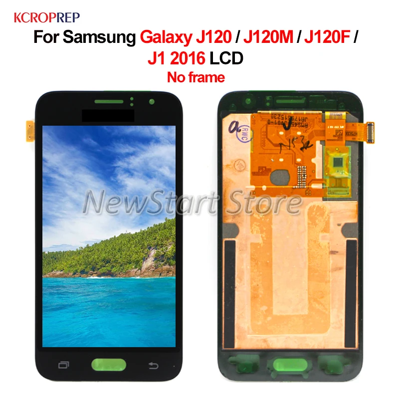 Для samsung Galaxy J1 2016 J120 ЖК-дисплей кодирующий преобразователь сенсорного экрана в